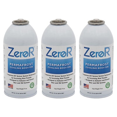 ZeroR® PERMAFROST AC Performance Booster for R134a, R12 Systems | 3 ...
