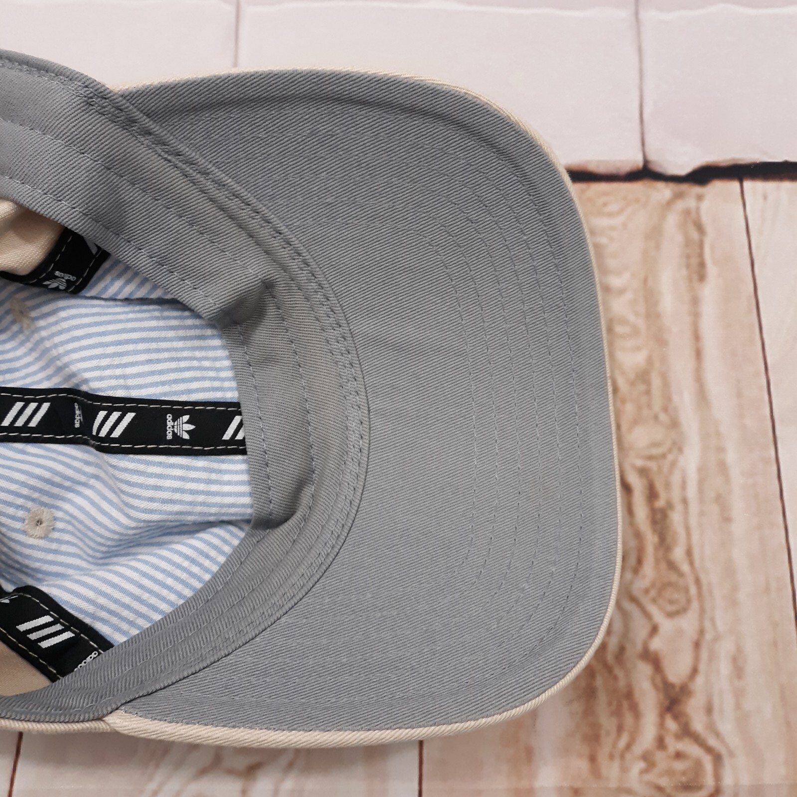 Adidas Baseball Hat Cap Adjustable Strapback Beig… - image 7