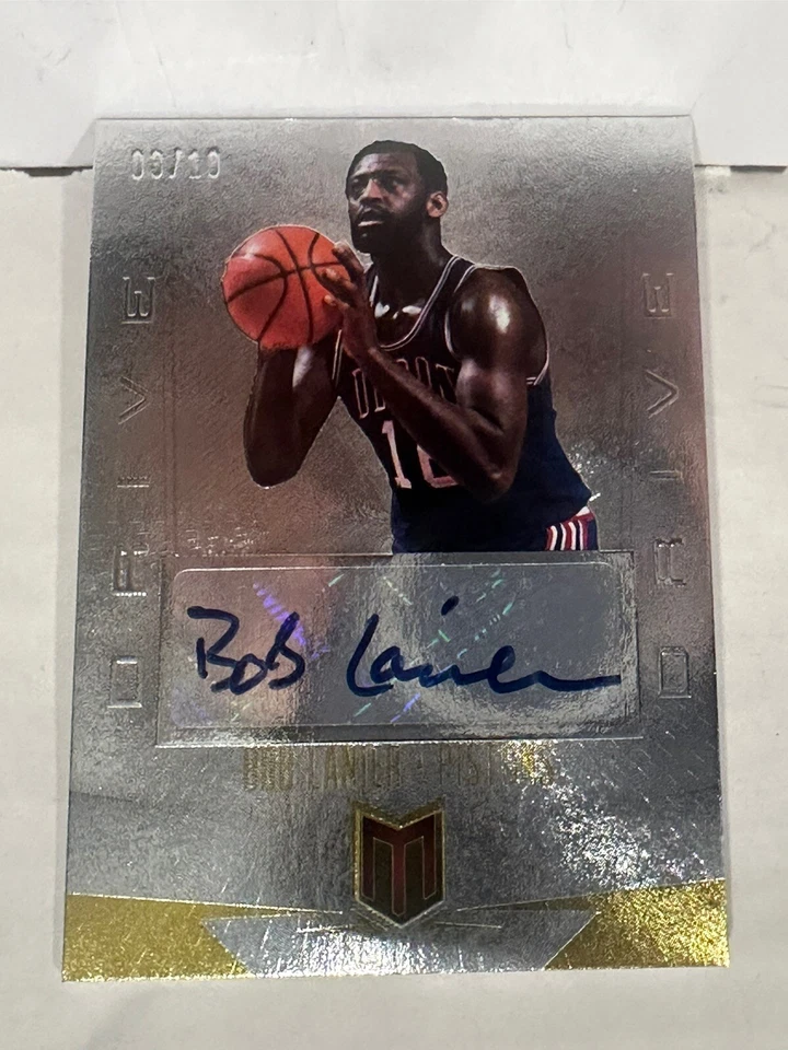 Panini Momentum Drive Bob Lanier #95 2012-13 automático/10 patio Detroit Pistons Foto 4 de 4