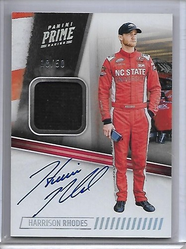HARRISON RHODES 2019 PANINI PRIME AUTOGRAPH MATERIALS XX/50 | eBay