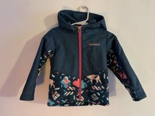 Columbia Midweight Dark Green Multicolor Kids Jacket Size 3T
