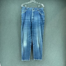 Vintage Levi's White Tab High Waist Denim Jeans Womens 16 Made in USA 56440-9806