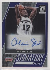 2017 Panini Donruss Optic Signature Series Purple Prizm Mario Elie #60 Auto 0c3