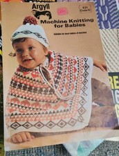 KNITTING MACHINE MAGAZINE/ BOOK: ARGYLL MACHINE KNITTING FOR BABIES