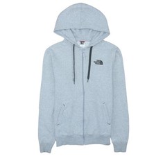 The North Face Men's Grey Full Zip Hoodie S Hooded Sweatshirt