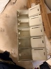 JR-Locker DD-330 5 Door Wall Mount Drop Box Locker Mail Key Deposit NEW Open Box — photo 2