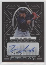 2022 Panini Chronicles Obsidian Trevor Larnach #OA-TL Auto 10ba