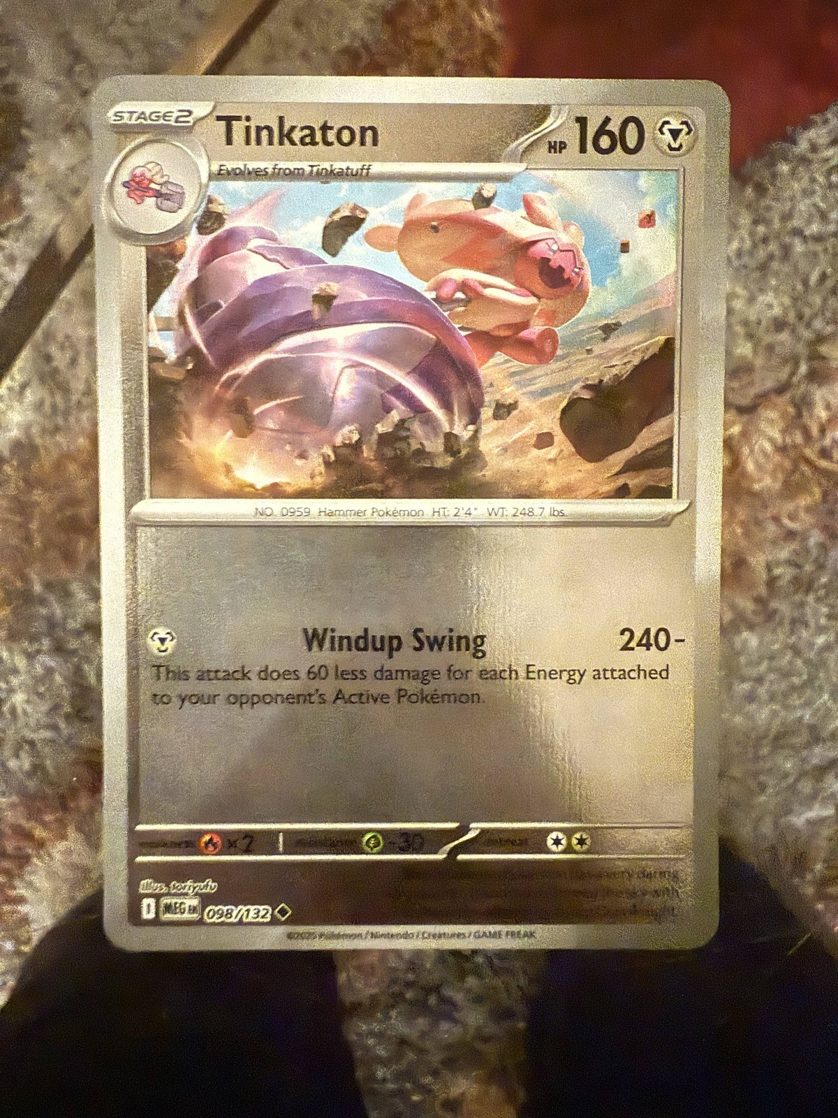 Tinkaton Uncommon ME01: Mega Evolution 098/132 NM