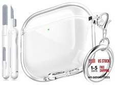 for AirPods 4th Generation Case Cover 2024, Military AirPods 4 Case A-White