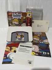 Rugrats: Scavenger Hunt N64 Complete CIB! GREAT Condition w/ RARE POSTER & REG!