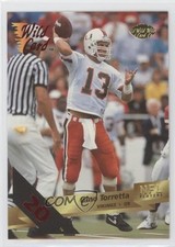 1993 Wild Card 20 Stripe Gino Torretta #195 Rookie RC u6m. rookie card picture