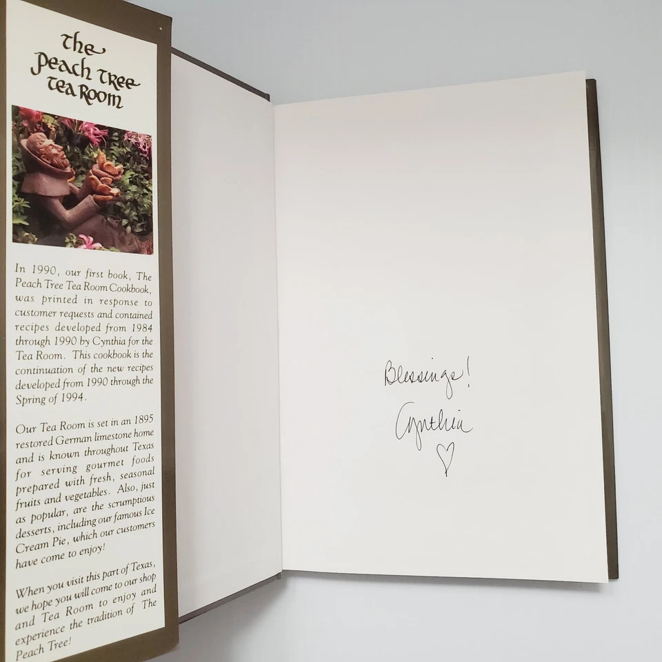 The Peach Tree Family Cookbook Fredericksburg Signed Cynthia Collins Pedregon - Image 4 of 4