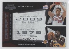 2009-10 Playoff Contenders Draft Tandems Blake Griffin Magic Johnson #17 HOF s7f