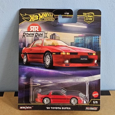 2025 HOT WHEELS PREMIUM '89 TOYOTA SUPRA RONIN RUN 2 II CAR