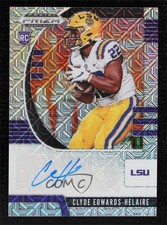 2020 Panini Prizm Draft Picks Rookies Mojo 4/49 Clyde Edwards-Helaire Auto uk2