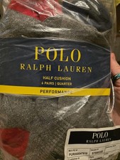 Polo Ralph Lauren 6 pr quarter performance socks