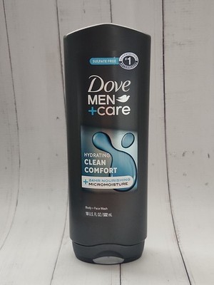 Dove Men + Care Hydrating Clean Comfort Body & Face Wash, 18 oz