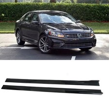 For VW For Passat CC B6 B7 B8 Side Skirt 86.6" Panel Spoiler Splitter Rocker Lip