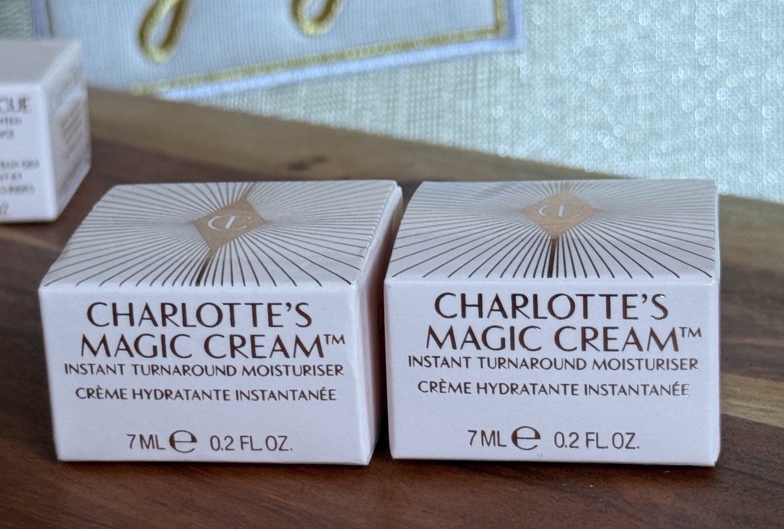 2x~Charlotte Tilbury~Charlotte's Magic Cream~7ml / 0.2 fl oz each~Mini Size~NIB~