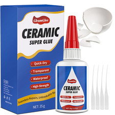 Ceramic Glue, Best Super Glue for Ceramic, Porcelain, Pottery and China Repair -