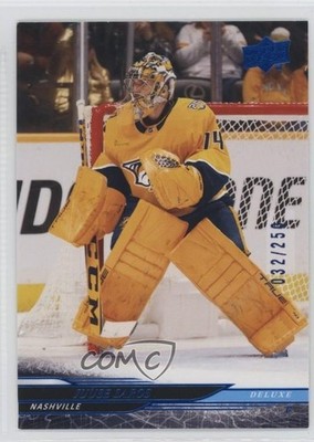 2024-25 Upper Deck Series 2 Deluxe 32/250 Juuse Saros #346 1i2b
