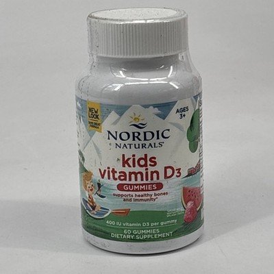 Nordic Naturals Vitamin D3 Gummies - Natural Cholecalciferol Vitamin D