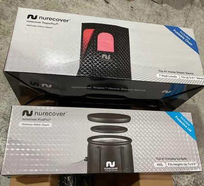 Nurecover  TropicPro With PodPro  Home Sauna Red Light Therapy & 7 Heat Levels