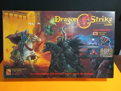 1993 TSR Dungeons & Dragons Dragon Strike Board Game VHS 100% Complete Vintage