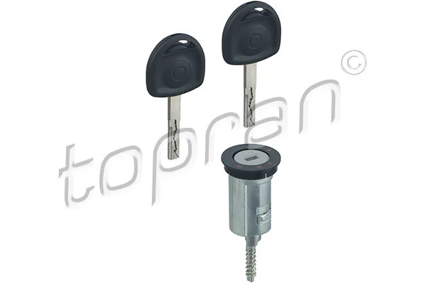 Cylindre de fermeture TOPRAN 205 166 de serrure de contact d'allumage avec double clé en alliage