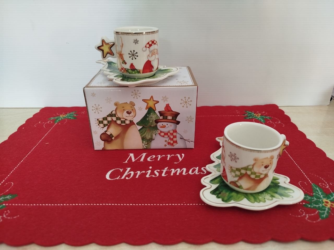 Brandani Tazzine Caffè Set 2 Pezzi Porcellana Bone China, foto 4