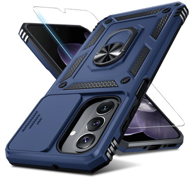 For Samsung Galaxy A26 5G Blue Case With Heavy Duty Shockproof Protective Cover