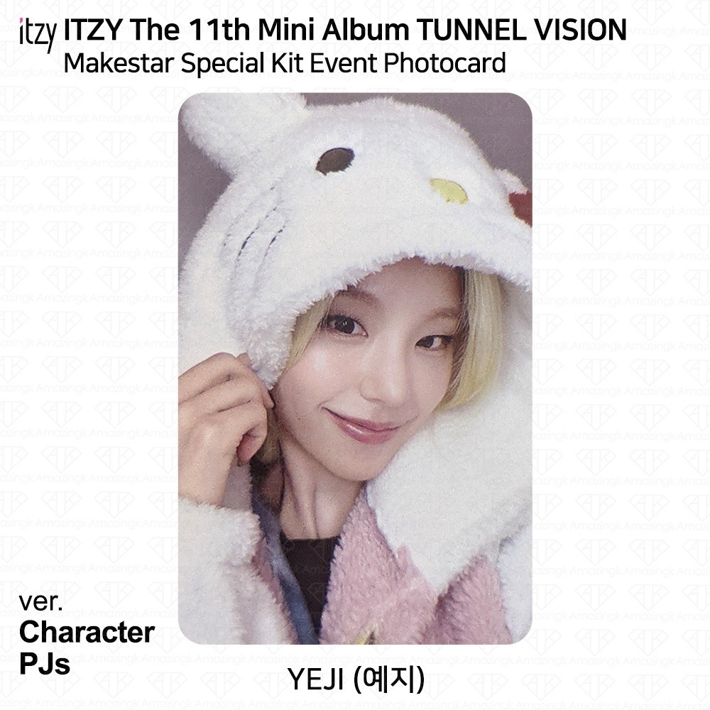 ITZY 11th Mini TUNNEL VISION MakeStar Special Kit Event Photocard