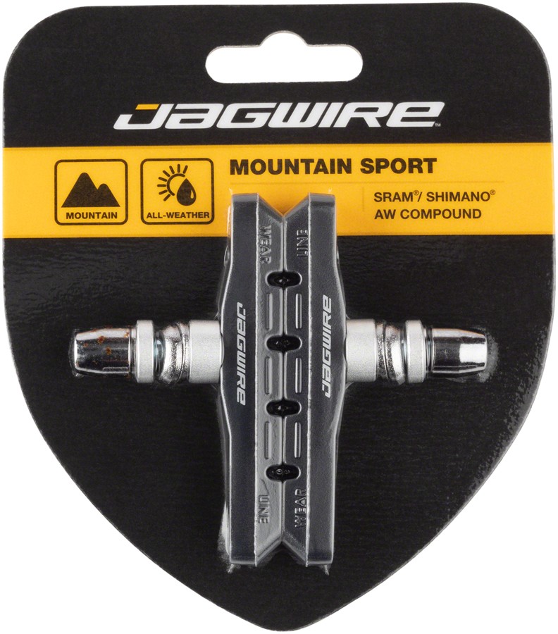V-образные тормозные колодки Jagwire Mountain Sport Резьбовая стойка всесезонная рези смесь 2490₽
