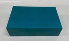 William Adams Inc/Towle Silversmiths Silver Plate and Blue Glass Shakers in Box — photo 5