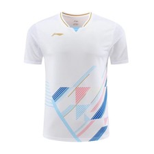 Li Ning Men's Table Tennis Badminton T-shirt Sports Short Sleeve Tee 25-09167