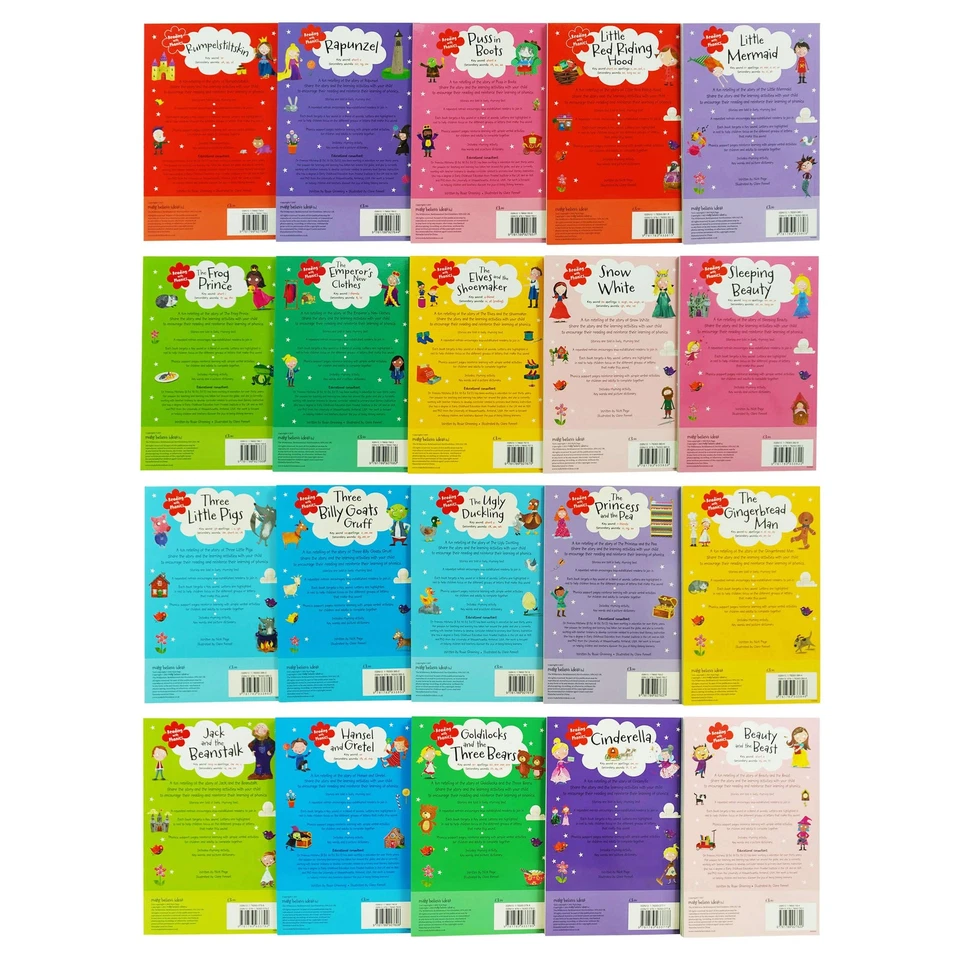 Reading with Phonics Fairy Tale Collection 20 Books Box Set - Age 5+ - Paperback - Image 3 of 4