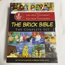The Brick Bible Old And New Testament Complete Box Set Lego Figures Very Good