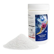 Image of 1kg Chlorine Granules Pool Hot Tub Spa Fast Dissolving Water Treatment Sanitiser