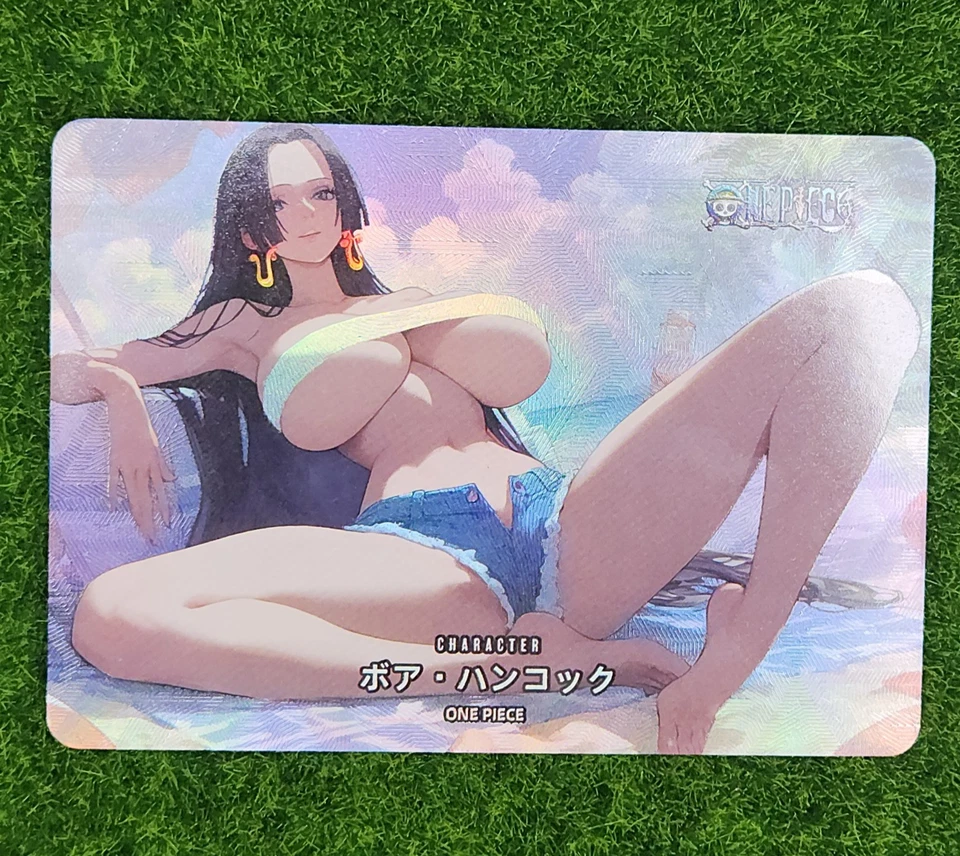 Boa Hancock One Piece Waifu Girl Doujin Lewd Goddess Story Holo Art Card - Image 2 of 3