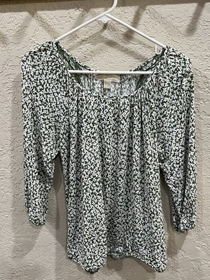 Michael Kors Women's 3/4 Sleeve Top Size Medium