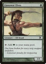 Normal - Llanowar Elves - 274 - 10th Edition - LP