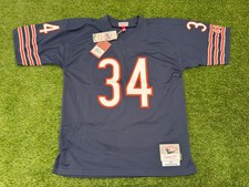 NWT Chicago Bears Walter Payton #34 Authentic Retro 1985 NFL Football Jersey Lrg