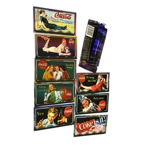 Coca-Cola Sign of Good Taste Trading Cards Lot of 8 w/ Wrapper