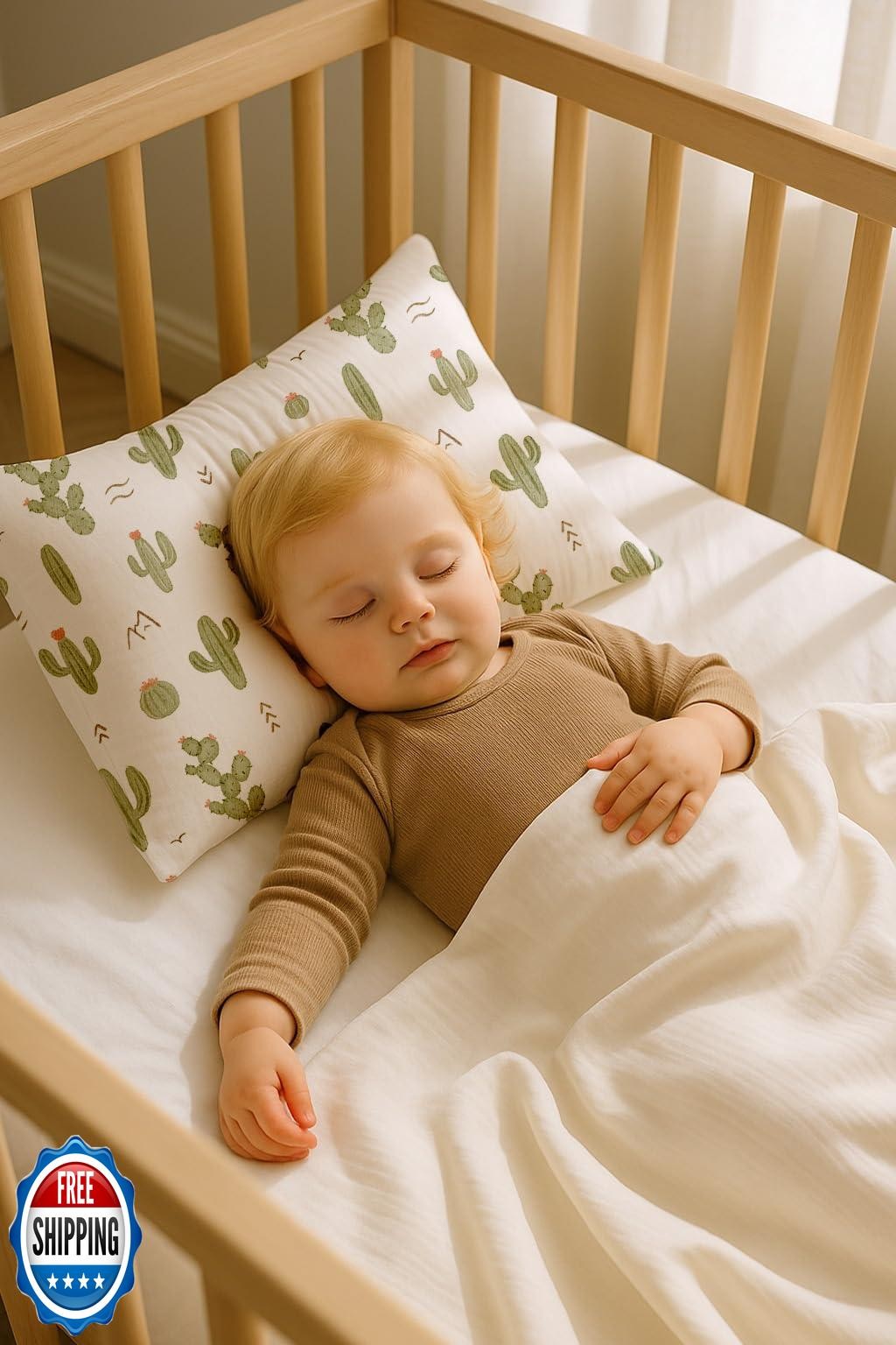 Toddler Pillowcases 2 Pack for 13"x18" Pillow with Envelope Closure, Pillow C