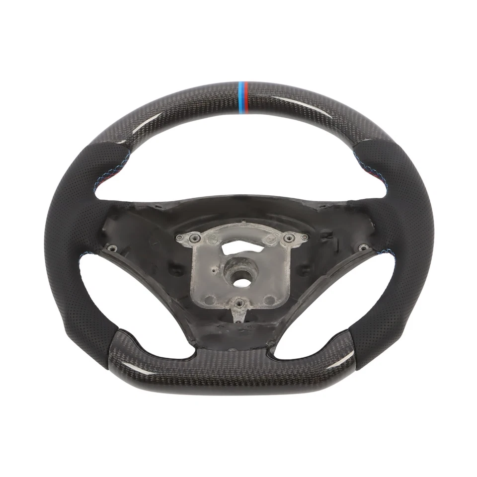 Carbon Fiber Steering Wheel for BMW E90 E92 E93 M3 328i 335i 135i Manual - Image 3 of 4