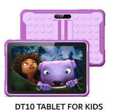 DT 10-inch Android 13 Tablet 2GB 64GB Quad Core WIFI with Case for Kids