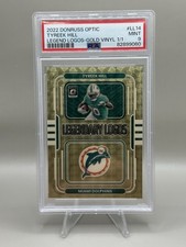 2022 Panini Optic Tyreek Hill Legendary Logos 1/1 Gold Vinyl Superfractor Psa 9