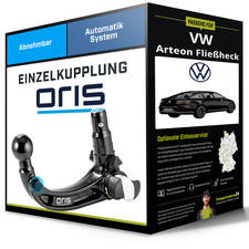 Abnehmbare Anhängerkupplung für VW Arteon Fließheck 17- Typ 3H7 / 3H8 Oris NEU