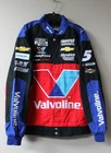 New NASCAR #5 Kyle Larson Valvoline Chevy twill cotton embroidery jacket men's L