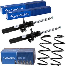 2x SACHS STOSSDÄMPFER+FAHRWERKSFEDER VORNE passend für VW GOLF 5 SKODA OCTAVIA 2